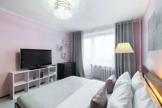 Luxury Apart Daire, 2 Yatak Odası (4 Bolshoy Tatarskiy, building 1)