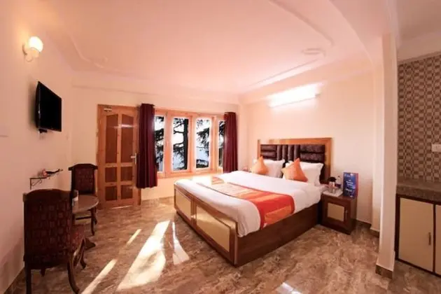 Deluxe Tek Büyük Yataklı Oda, Balkon, Dağ Manzaralı
