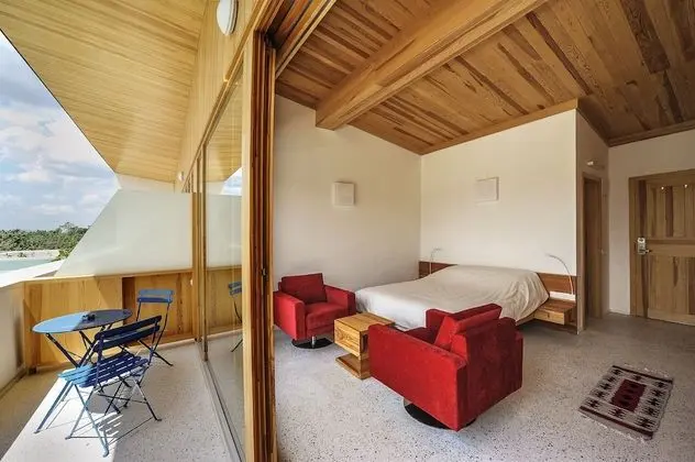 Superior Tek Büyük veya İki Ayrı Yataklı Oda, Balkon, Bahçe Manzaralı