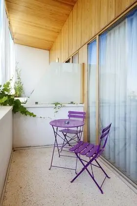 Superior Tek Büyük veya İki Ayrı Yataklı Oda, Balkon, Bahçe Manzaralı