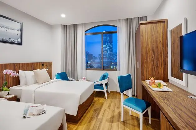 1 Çift Kişilik Veya 2 Tek Kişilik Yatak Deluxe City View