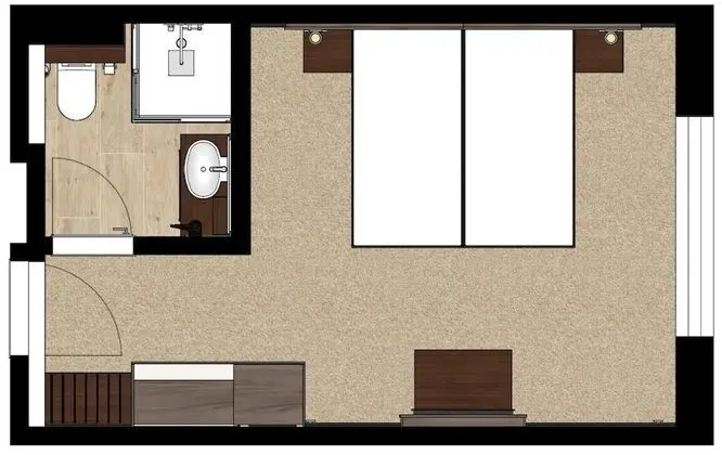 Comfort Tek Büyük Yataklı Oda, 1 Yatak Odası, Sigara İçilmez