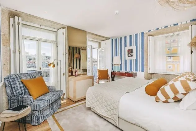 Deluxe Tek Büyük Yataklı Oda, Balkon, Nehir Manzaralı