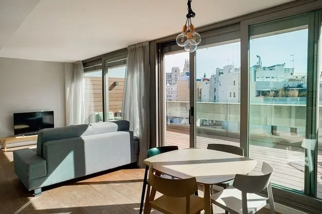 City Apart Daire, 1 Yatak Odası, Teras, Şehir Manzaralı
