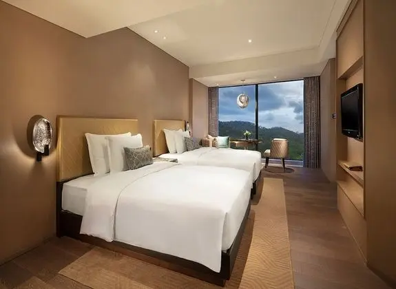 Luxury Tek Büyük veya İki Ayrı Yataklı Oda, 2 Çift Kişilik Yatak, Küvet