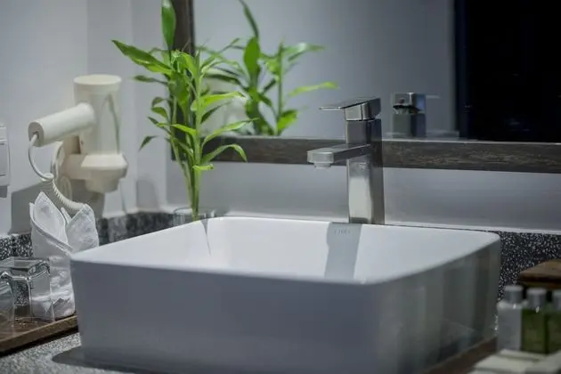 Deluxe Tek Büyük veya İki Ayrı Yataklı Oda, Balkon, Bahçe Manzaralı