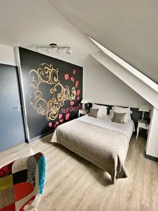 Chambre double mansardee