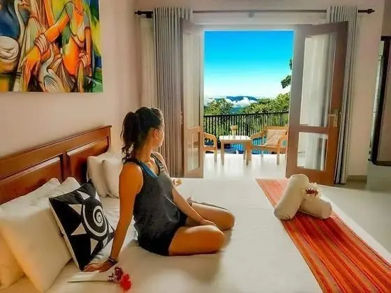 Deluxe Üç Kişilik Oda, 1 Yatak Odası, Balkon, Dağ Manzaralı