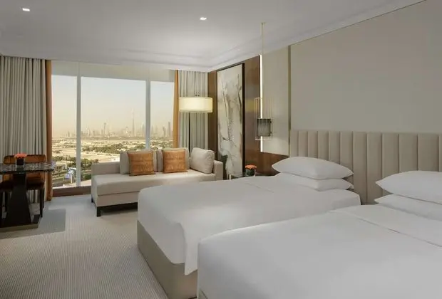 Club Oda, 2 Tek Kişilik Yatak (Skyline View)