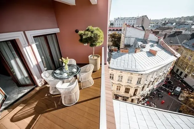 Executive Apart Daire, 1 Yatak Odası, Balkon/Veranda, Köşe