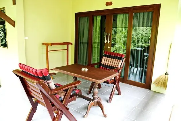 Deluxe Bungalov, 1 Yatak Odası, Bahçe Manzaralı, Avlu