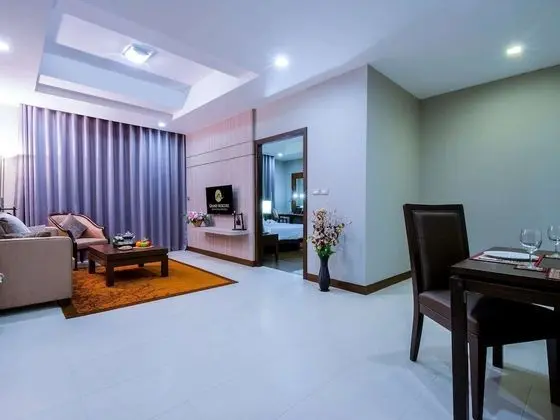 Grand Süit, 1 En Büyük (King) Boy Yatak, Balkon (Living Room)