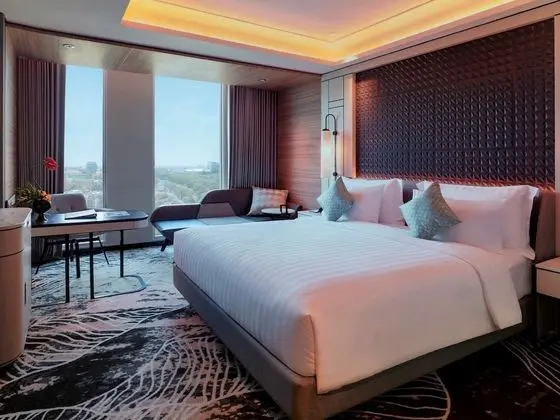 Deluxe Tek Büyük Yataklı Oda, 1 Çift Kişilik Yatak, Şehir Manzaralı