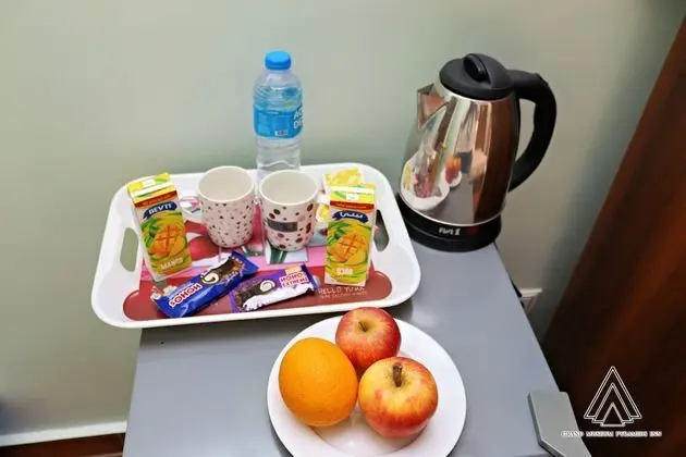 Deluxe Tek Büyük Yataklı Oda, Balkon, Bahçe Manzaralı