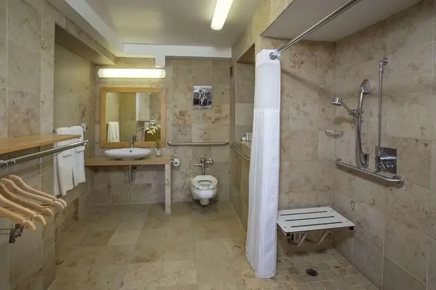 Oda, 1 En Büyük (King) Boy Yatak, Engellilere Uygun (Mobility & Hearing, 3x3 Shower)