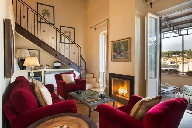 Romantic Çatı Katı (Loft), Teras