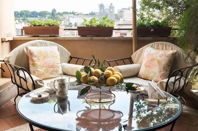 Romantic Çatı Katı (Loft), Teras