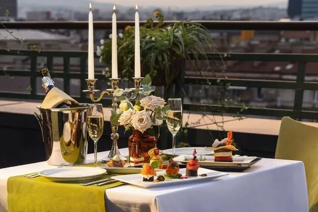 Panorama room on the top floor with a terrace
