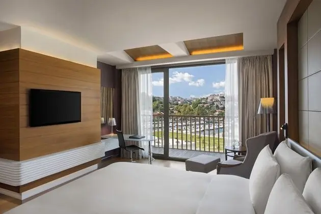 Deluxe Oda, 2 Tek Kişilik Yatak, Marina Manzaralı