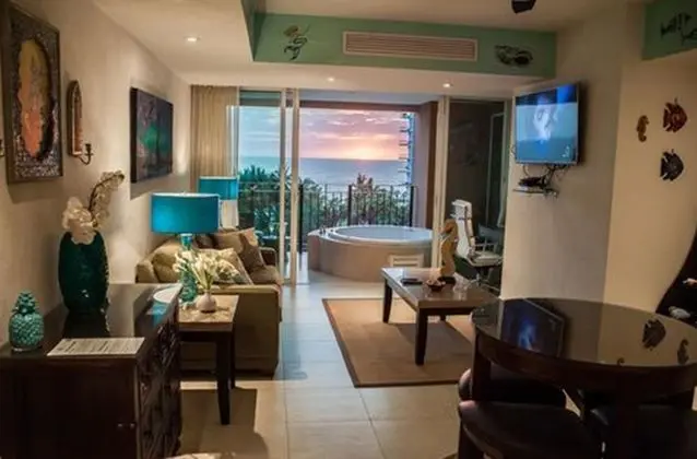 Luxury Apart Daire, 1 Büyük (Queen) Boy Yatak, Okyanus Manzaralı