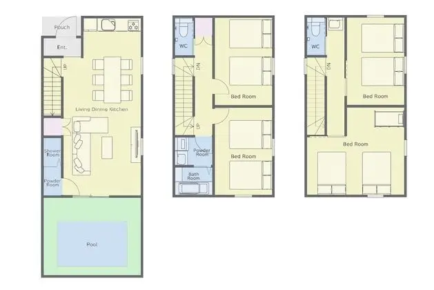 Deluxe Villa, 4 Yatak Odası, Sigara İçilmez, Buzdolabı ve Mikrodalga