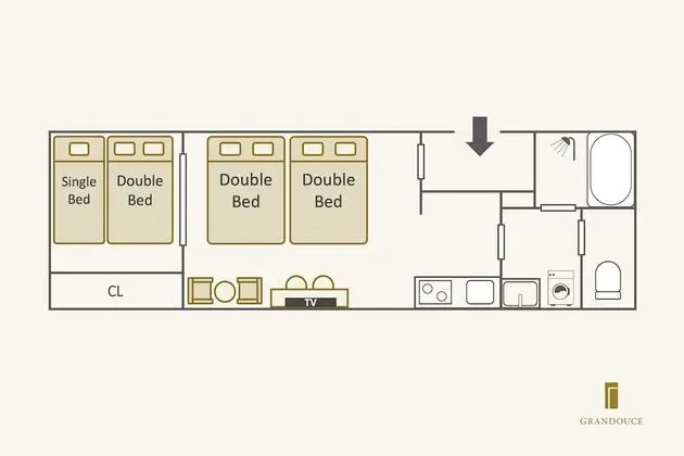 Apart Daire, 1 Yatak Odası (Up to 7 People)