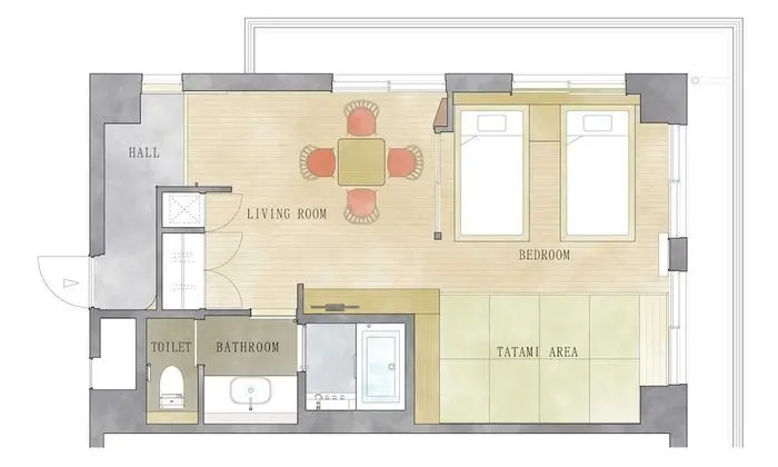 Standard Oda (Family Room with Tatami Area)