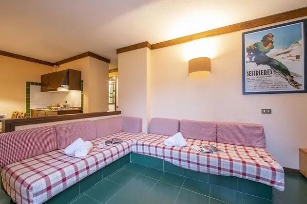 Family Apart Daire, Birden Çok Yatak, Dağ Yamacı (Grange Hike & Ski - 15D Sestriere)