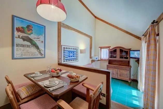 Family Stüdyo, Birden Çok Yatak, Dağ Yamacı (Grange Hike & Ski - 40D Sestriere)