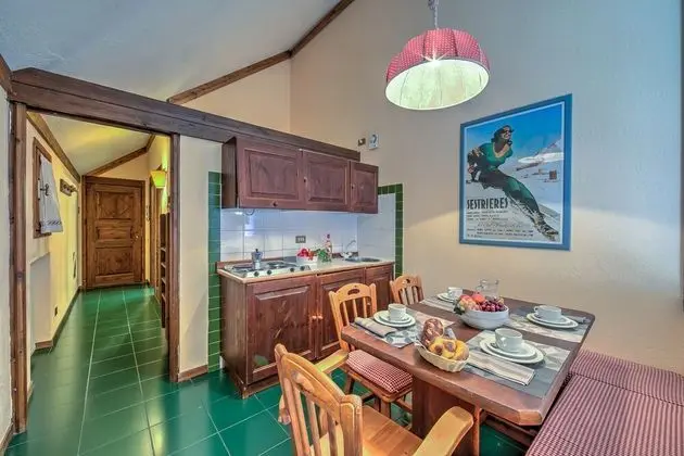 Family Stüdyo, Birden Çok Yatak, Dağ Yamacı (Grange Hike & Ski - 40D Sestriere)