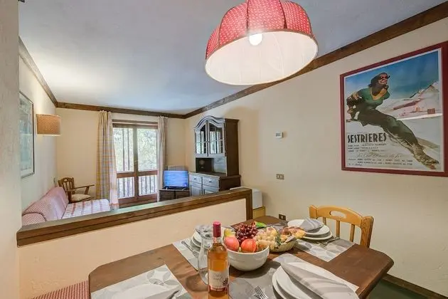 Family Stüdyo, Birden Çok Yatak, Dağ Yamacı (Grange Hike & Ski - 42D Sestriere)