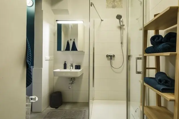 blue flat