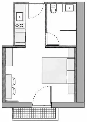 Apartment 5 With Private Balcony