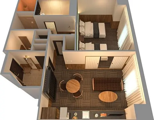 Luxury Süit, 2 Çift Kişilik Yatak, Sigara İçilmez, Sauna