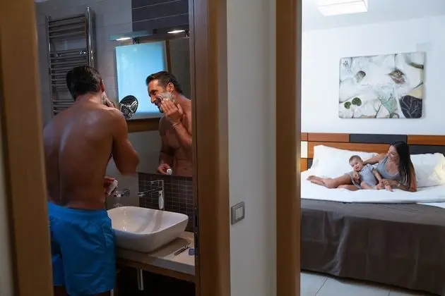 Süit, 1 Yatak Odası, Küçük Mutfak (beach access included)