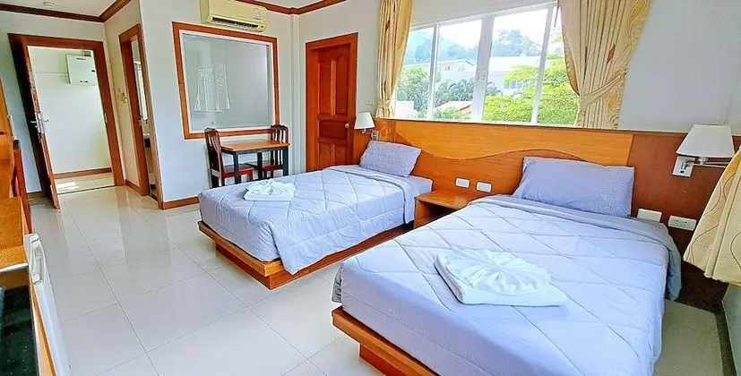Deluxe İki Ayrı Yataklı Oda, 2 Tek Kişilik Yatak, Küçük Mutfak
