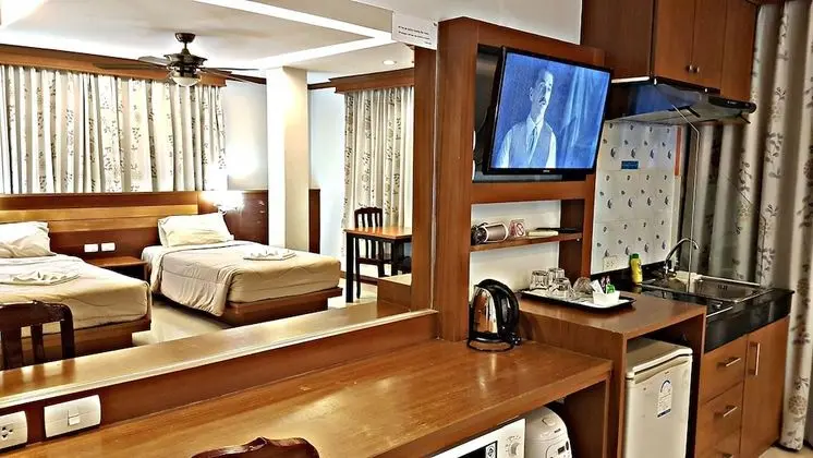 Deluxe İki Ayrı Yataklı Oda, 2 Tek Kişilik Yatak, Küçük Mutfak