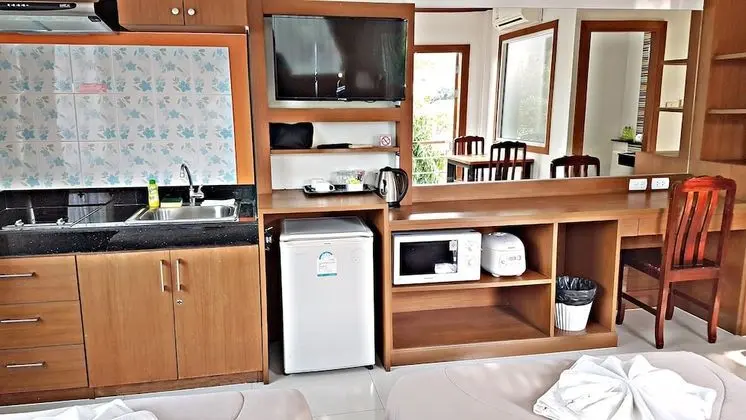 Deluxe İki Ayrı Yataklı Oda, 2 Tek Kişilik Yatak, Küçük Mutfak