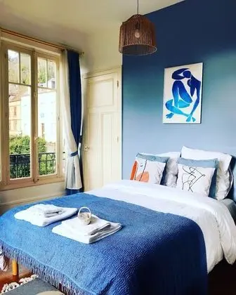 Premium Tek Büyük Yataklı Oda, 1 Çift Kişilik Yatak (Mésange - chambre 1)