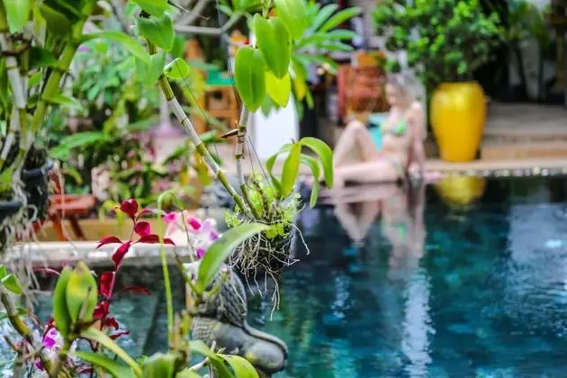Deluxe Tek Büyük Yataklı Oda, Balkon, Havuz Manzaralı