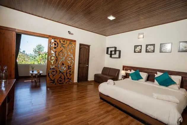 Deluxe Tek Büyük Yataklı Oda, Balkon, Tepe Manzaralı