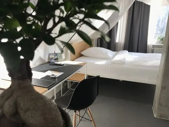 Design Çatı Katı (Loft), 1 En Büyük (King) Boy Yatak, Küçük Mutfak