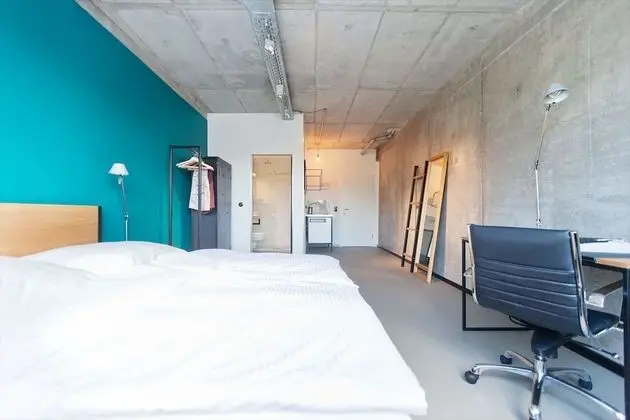 Design Çatı Katı (Loft), 1 En Büyük (King) Boy Yatak, Küçük Mutfak