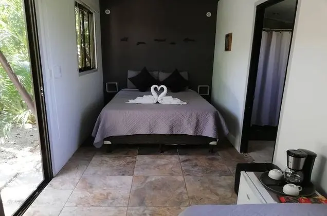 Shipping Container Triple room with Terrace Poolside
