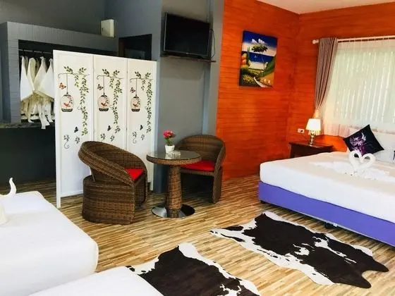 Quadruple Room with Mountain View