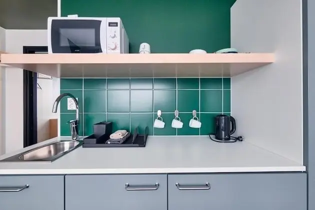 Standard Üç Kişilik Oda, Engellilere Uygun, Küçük Mutfak