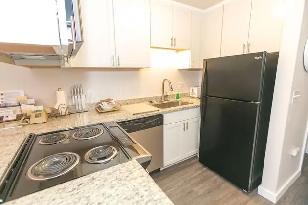 Signature Oda, 1 En Büyük (King) Boy Yatak ve Çekyat, Mutfak (1 Bedroom Unit- Room 203-No Pets)