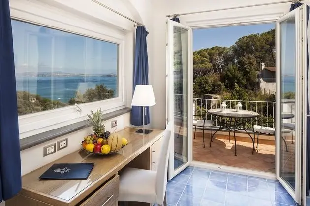 Luxury Tek Büyük veya İki Ayrı Yataklı Oda, Kısmi Deniz Manzaralı