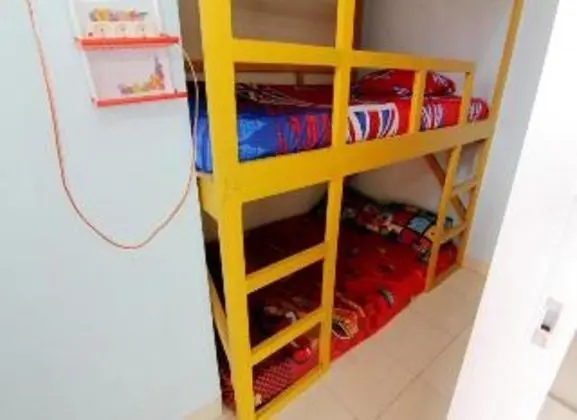 Bed in dormitory