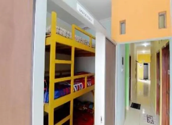 Bed in dormitory